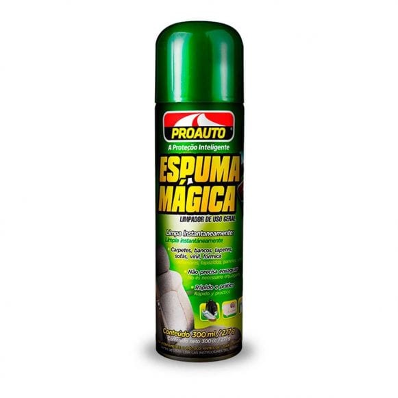 Espuma Mágica para automóveis