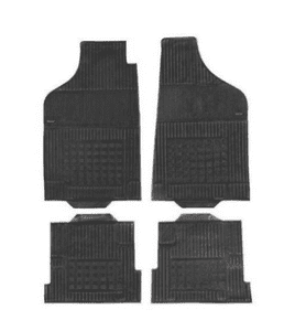 Tapetes automotivos cinza escuro