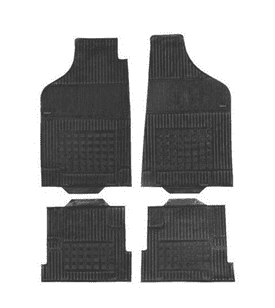 Tapetes automotivos cinza escuro